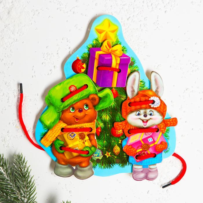 Шнуровка фигурная "Елочка нарядная" 4 элемента