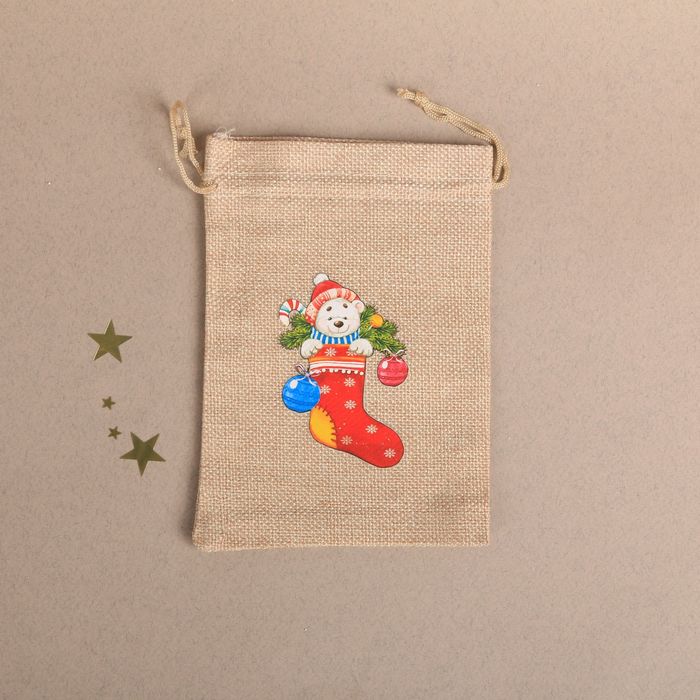 Мешочек подарочный "Сюрприз" 13х 18 см