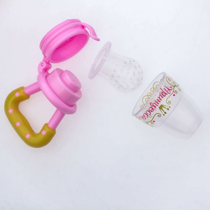 Ниблер «Принцесса», с силиконовой сеточкой, цвет розовый