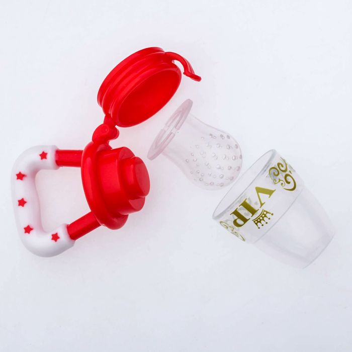 Ниблер «VIP», с силиконовой сеточкой, цвет красный