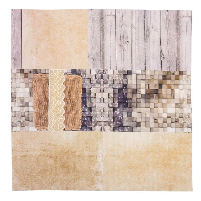 Открытка новогодняя «Пожелания уютного счастья», набор для создания, 29,5 × 29,5 см