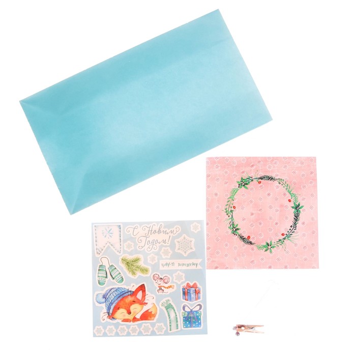Пакет подарочный без ручек с декором «Снежные забавы», 15 × 28 см