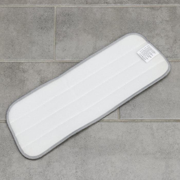 Насадка для швабры с распылителем, микрофибра 40х14 см, цвет МИКС