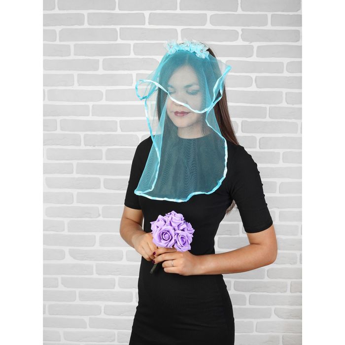 Карнавальный набор "Труп невесты": букет, ободок