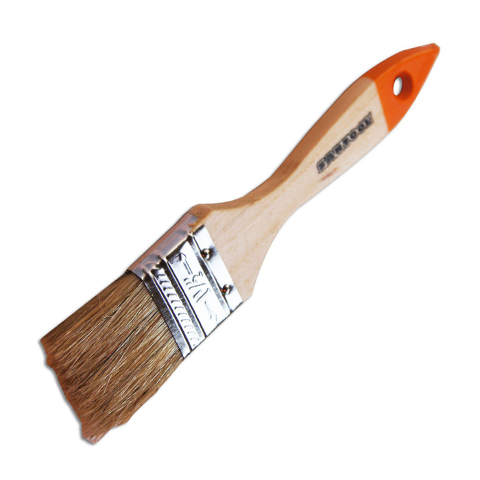 Кисть плоская 38 мм, нат.щетина SANTOOL ЛАЙТ деревянная ручка