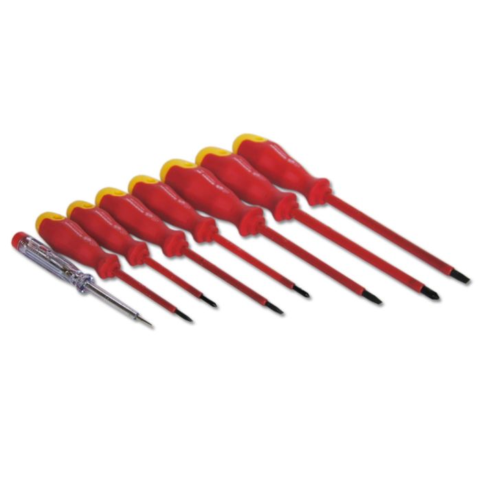 Набор SANTOOL отверток диэлектрических CrV 1000 В (7 предметов+1индикатор)