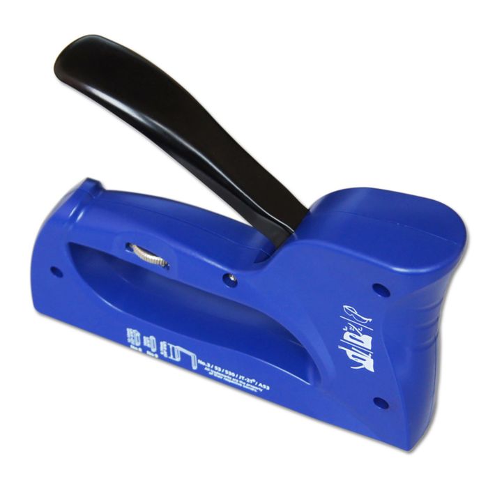 Степлер EUROTEX пластиковый "PROFI" 3-функциональный (тип скобы №53,6-14мм)