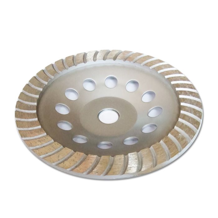 Чашка SANTOOL 180 мм ПРОФИ алмазная зачистная "Turbo"