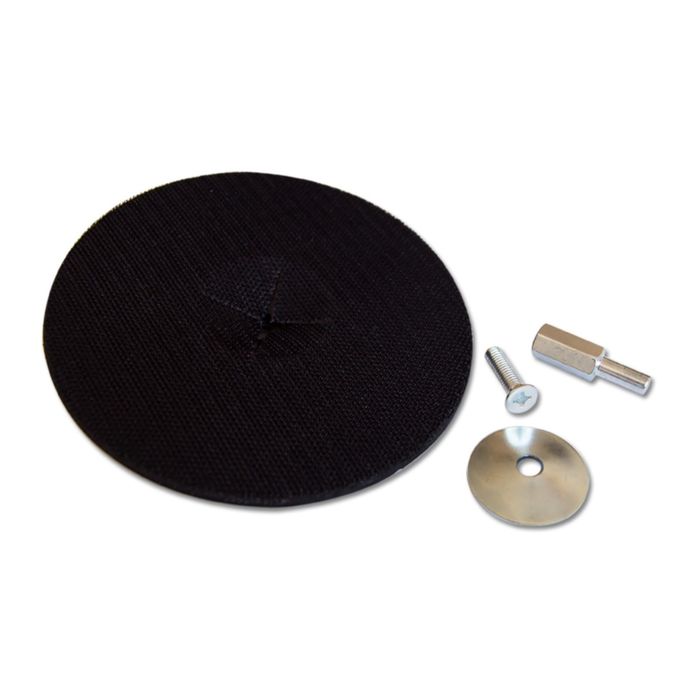 Шлиф-круг SANTOOL резиновый для дрели D 125 с липучкой