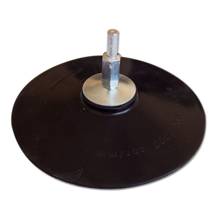 Шлиф-круг SANTOOL резиновый для дрели D 125 с липучкой