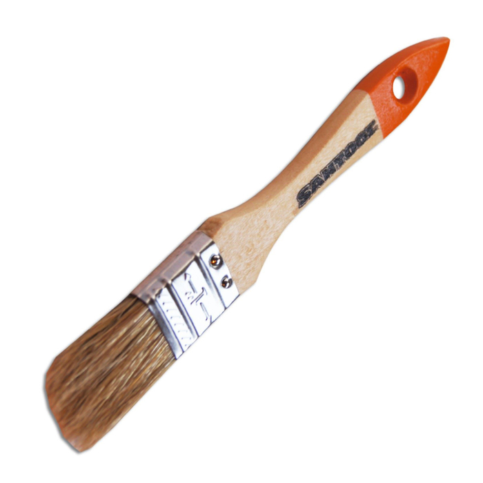 Кисть плоская SANTOOL ЛАЙТ, натуральная щетина, деревянная ручка, 25 мм,