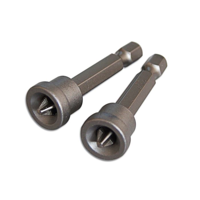 Биты EUROTEX PH2 х 50mm с ограничителем для больших нагрузок (2 шт/уп)