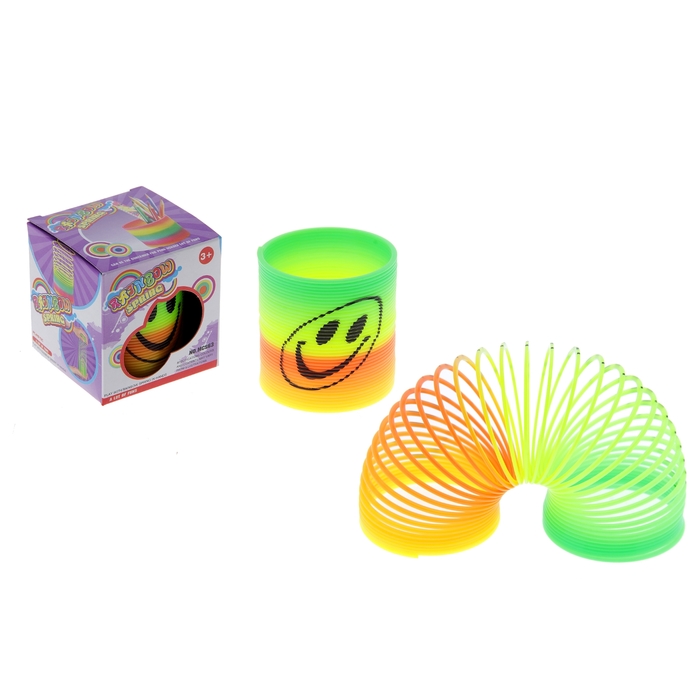 Пружинка-радуга "Смайлик"