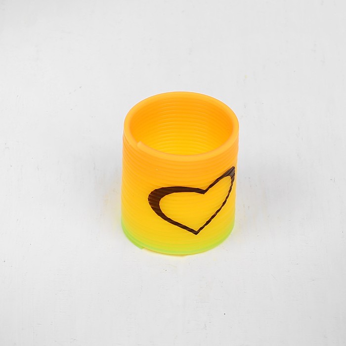 Пружинка-радуга "Сердечко", цвета МИКС