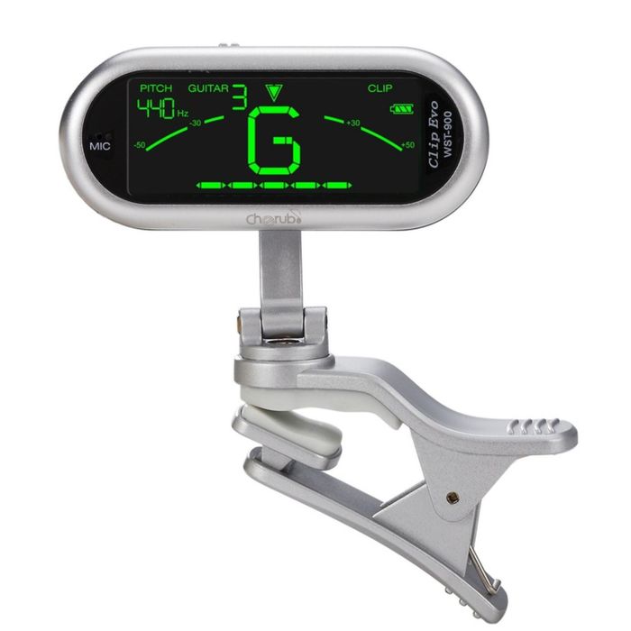Тюнер Cherub WST-900  хроматический на прищепке, гитара/бас-гитара