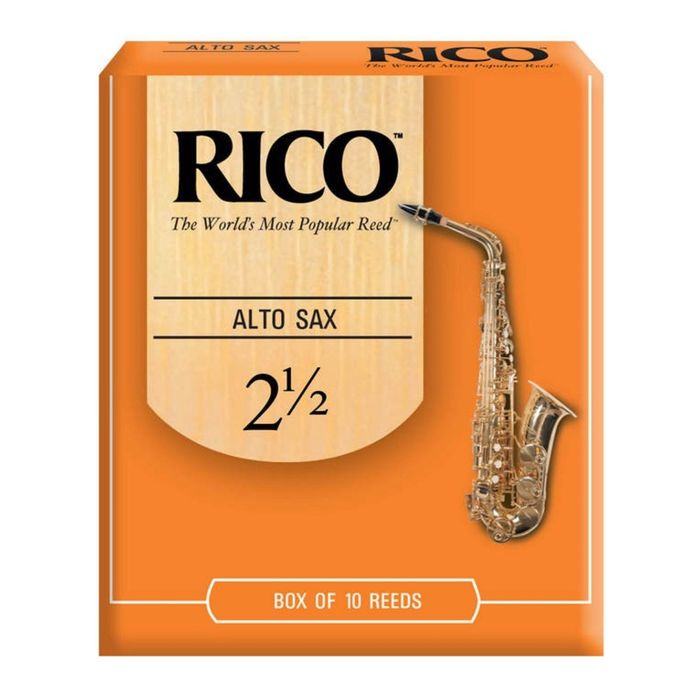 Трости Rico RJA1025   для саксофона альт, размер 2.5, 10шт в упаковке