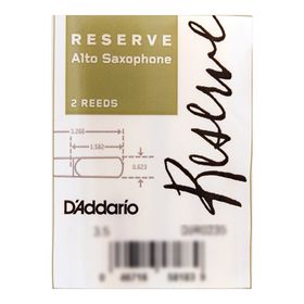 

Трости Rico DJR0235 Reserve для саксофона альт, размер 3.5, 2шт