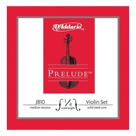 

Струны для скрипки D'Addario J810-1/4M Prelude размером 1/4, среднее натяжение