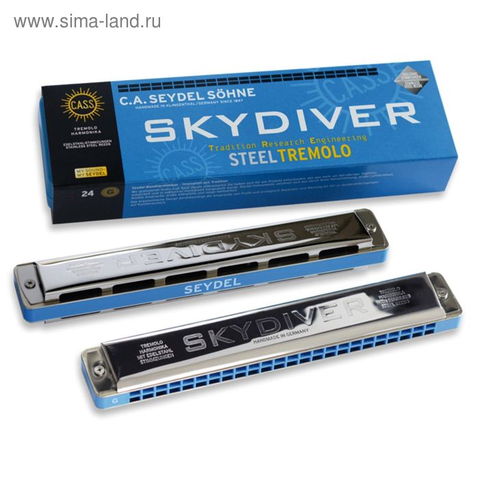 

Губная гармошка Seydel Sohne 25480G Skydiver G тремоло