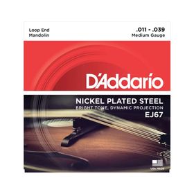 

Струны для мандолины D'Addario EJ67 никелированные, Medium, 11-39