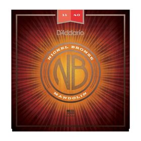 

Струны для мандолины D'Addario NBM1140 Nickel Bronze фосфорная бронза, Medium, 11-40