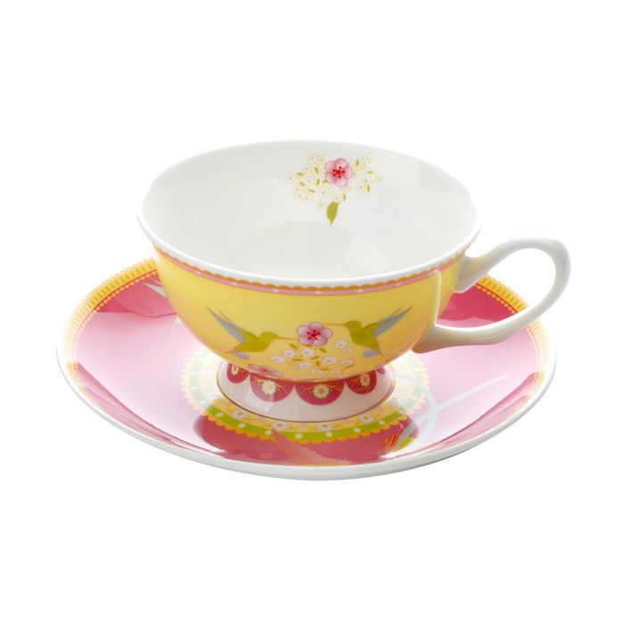 Чашка с блюдцем "Антуанетта", в подарочной упаковке