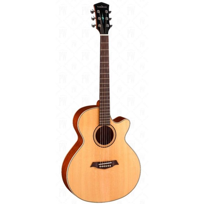 Электроакустическая гитара Parkwood S27-GT с вырезом, с чехлом, глянец