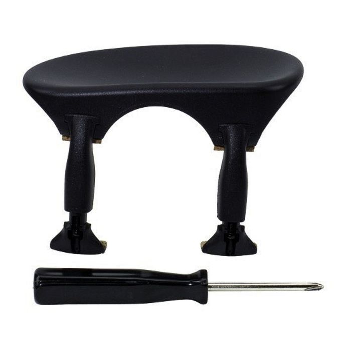 Подбородник для скрипки 253151 размером 1/8 — 1/16, центральный, композит, с отверткой