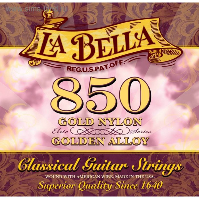 фото Комплект струн для классической гитары la bella 850