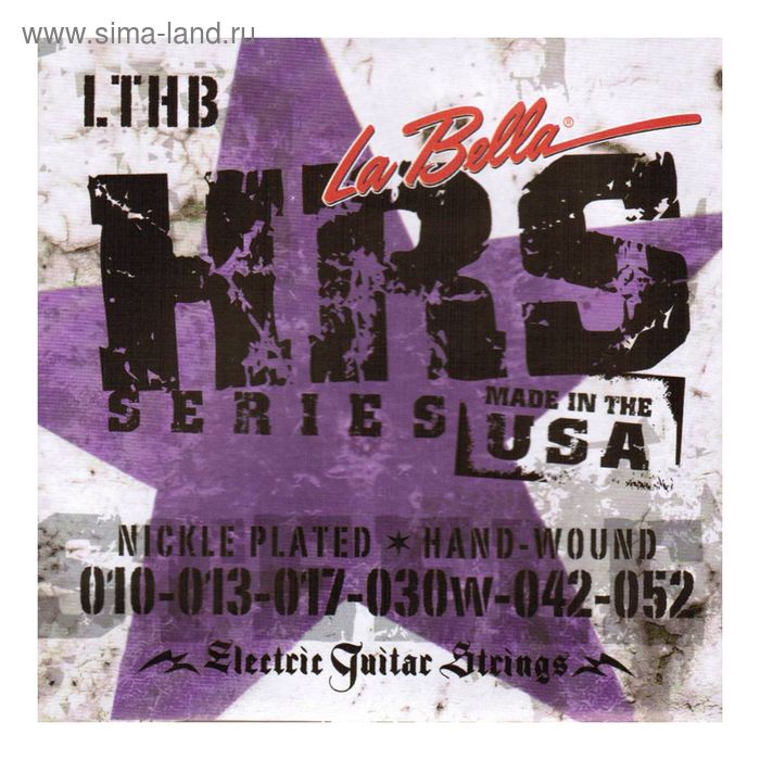 

Комплект струн для электрогитары La Bella HRS-LTHB 010-052