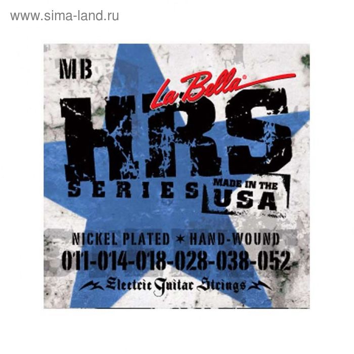 

Комплект струн для электрогитары La Bella HRS-MB 011-052