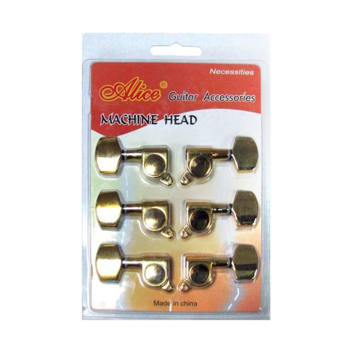 Комплект одиночной колковой механики Alice AL-016JP "гровер"