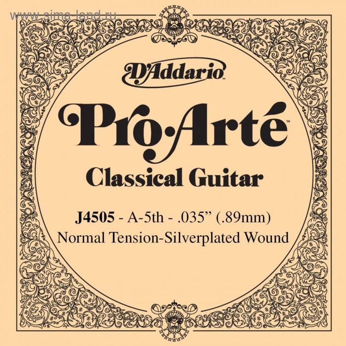 фото Отдельная 5-ая струна для классической гитары d'addario j4505 pro-arte d`addario