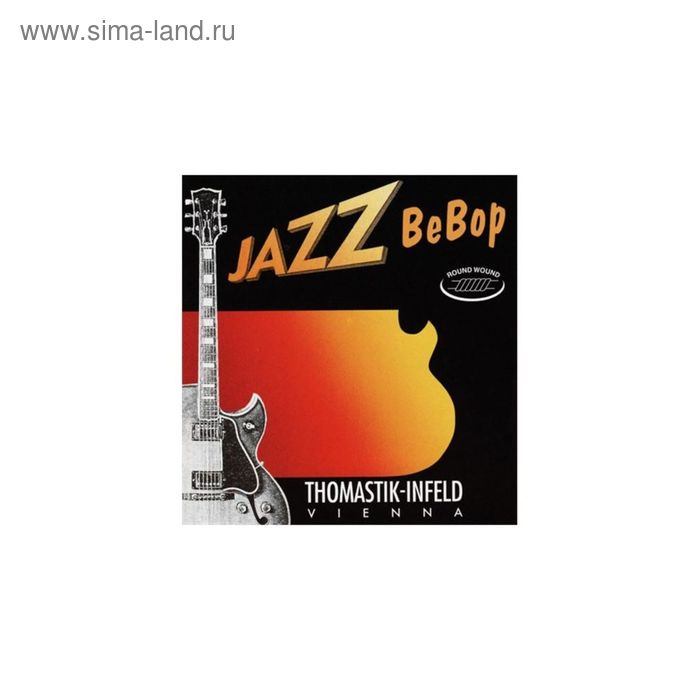 фото Струны для электрогитары thomastik bb112 jazz bebob light, сталь/никель, 12-50