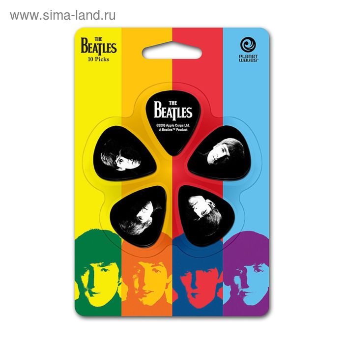 

Медиаторы Planet Waves 1CBK2-10B2 Meet The Beatles 10шт, тонкие