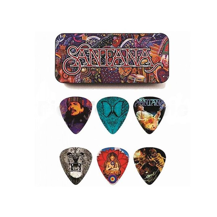 Медиаторы Dunlop SANPT01M Carlos Santana 6шт, средние, в коробочке