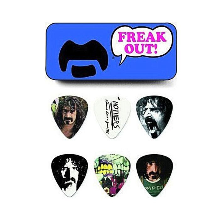 Медиаторы Dunlop ZAPPT02M Frank Zappa 6шт, средние, в синей коробочке