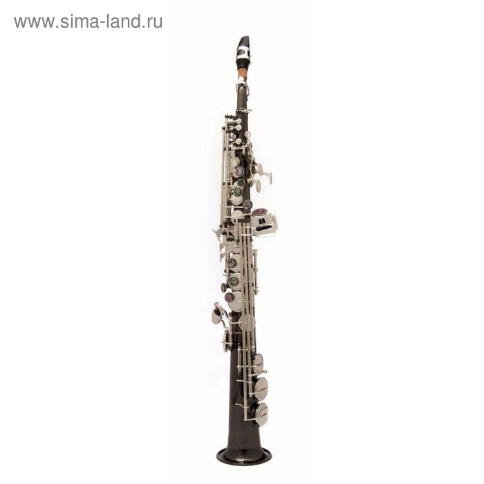 Саксофон-сопрано John Packer JP043BS  Bb, прямой, черный/серебро
