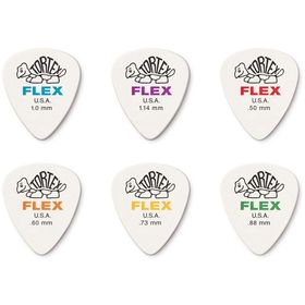 

Коробка медиаторов Dunlop 4280 Tortex Flex 216шт, 6 толщин