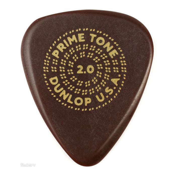 Медиаторы Dunlop 511R2.0 Primetone 12шт, толщина 2,0мм, гладкие, стандартные