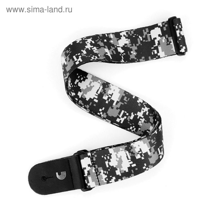 фото Ремень для гитары planet waves p20s1501 americana рисунок «digital camo», черный