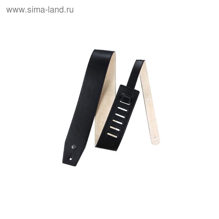 фото Ремень для гитары dunlop bmf02bk черный, кожаный, ширина 3"