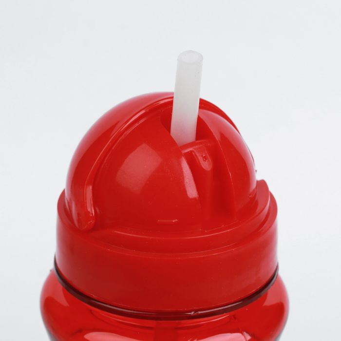 Поильник детский с трубочкой «Футбол», 380 мл, от 9 мес., цвет оранжевый