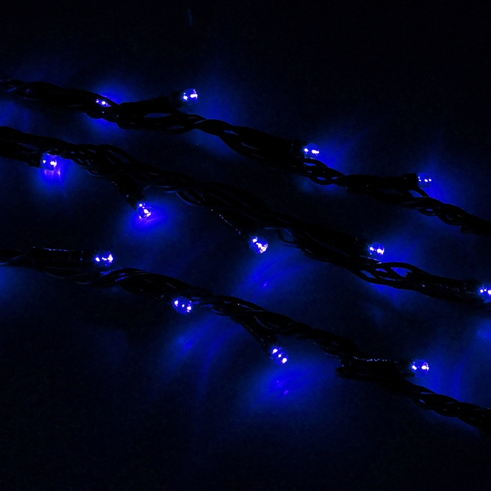 УЦЕНКА Гирлянда "Дождь" улич. УМС, Ш:2 м, В:3 м, Н.Т. LED-800-220V, БЕЗ контр. СИНИЙ