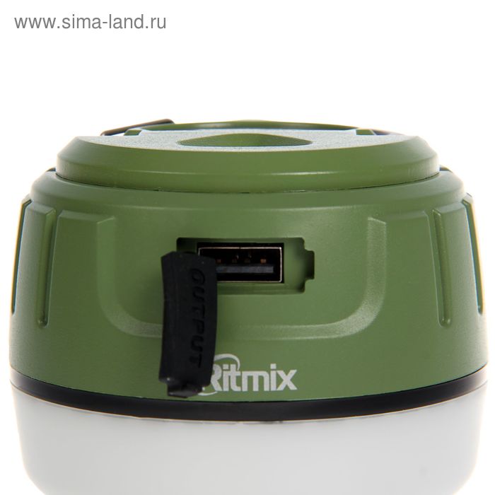 

Внешний аккумулятор RITMIX, USB, 5800 мАч, магнитное крепление, зелено-белый