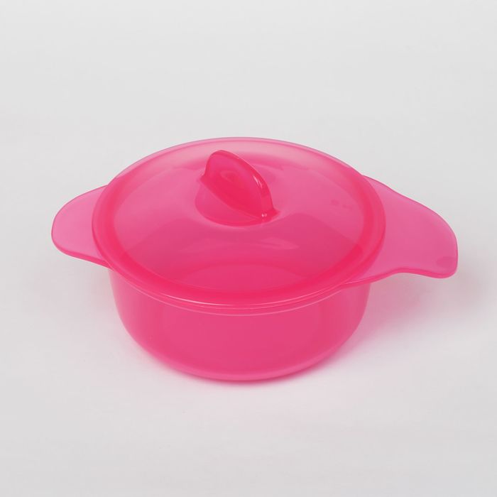 Миска с крышкой, 300 мл, глубокая, от 5 мес., цвета МИКС