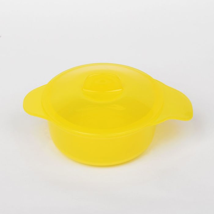 Миска с крышкой, 300 мл, глубокая, от 5 мес., цвета МИКС