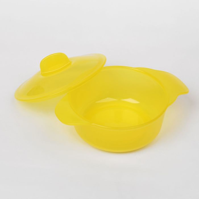 Миска с крышкой, 300 мл, глубокая, от 5 мес., цвета МИКС