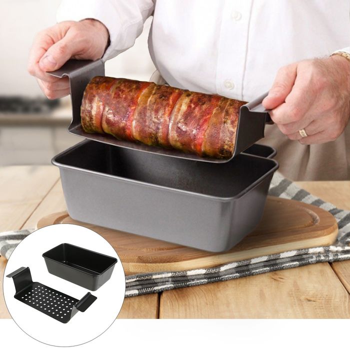 Форма для мясного рулета с а/п покрытием "Мангал", 2 предмета