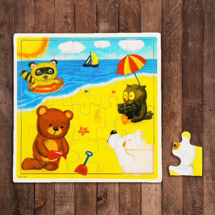 Пазл большой "Времена года. Лето", 20 элементов